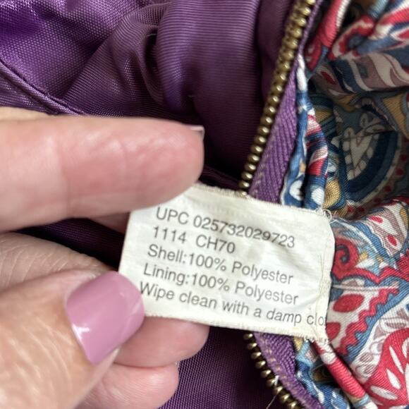 Travelon Womens Purse Purple Bag Anti Theft Crossbody - Picture 10 of 11